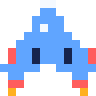 Fighter alien sprite from Orbit Hit