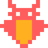Serpent alien sprite from Orbit Hit